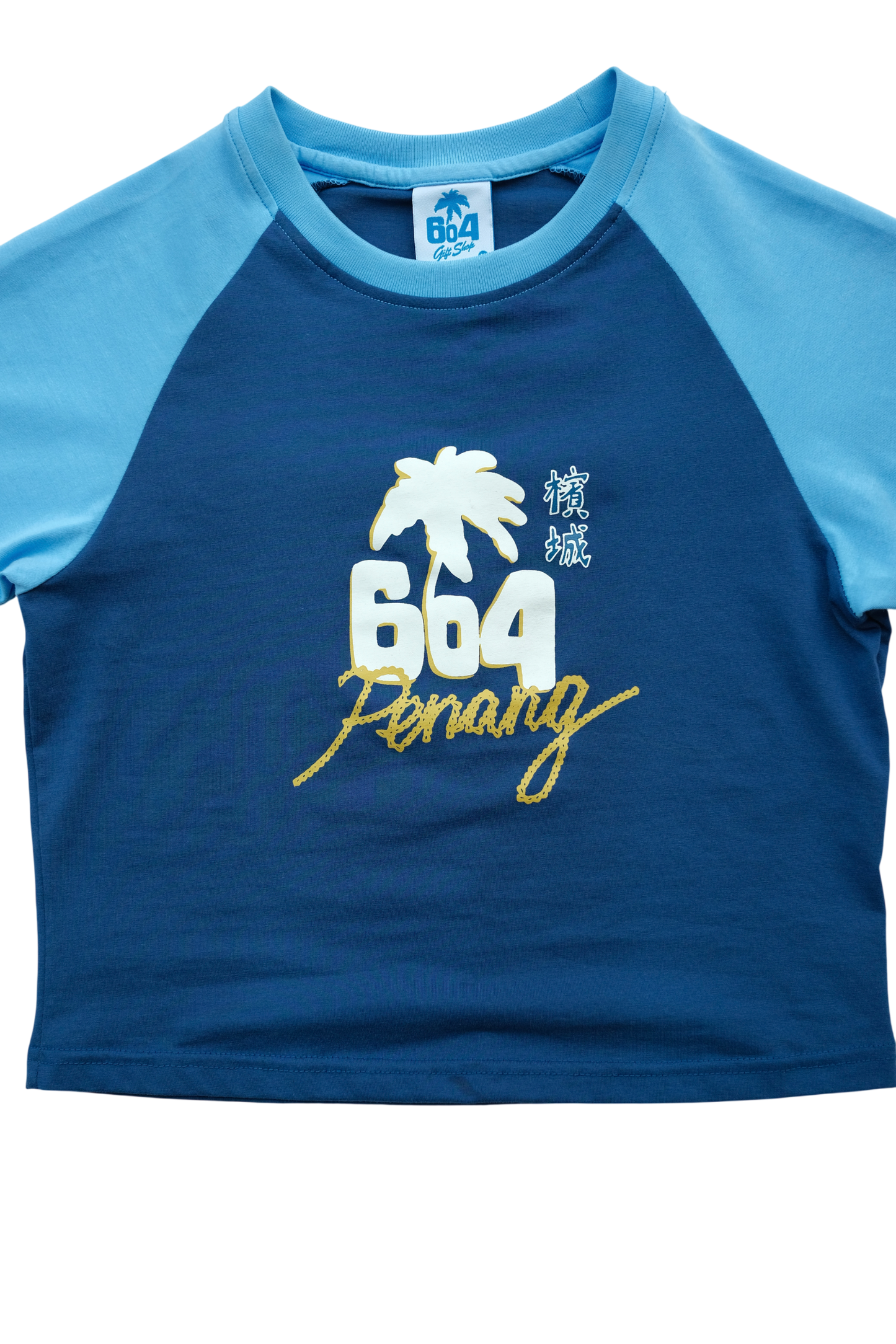 604 BABY RAGLAN TEE (BLUE)