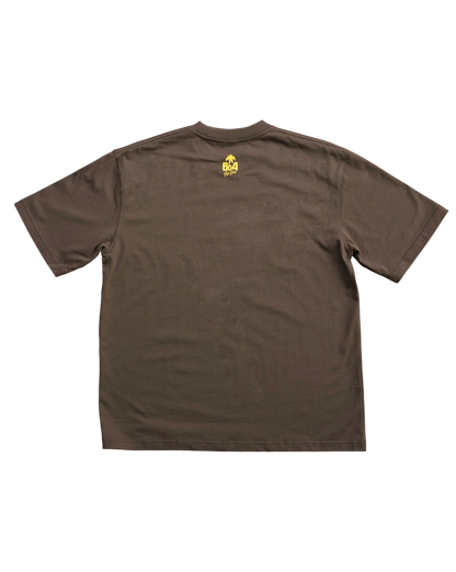BETTER WITH 604 SCRIPT TEE (BROWN)