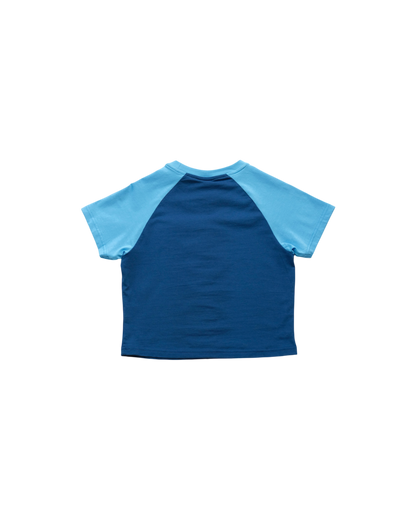 604 BABY RAGLAN TEE (BLUE)