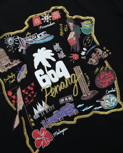 604 SOUVENIR TEE (BLACK)