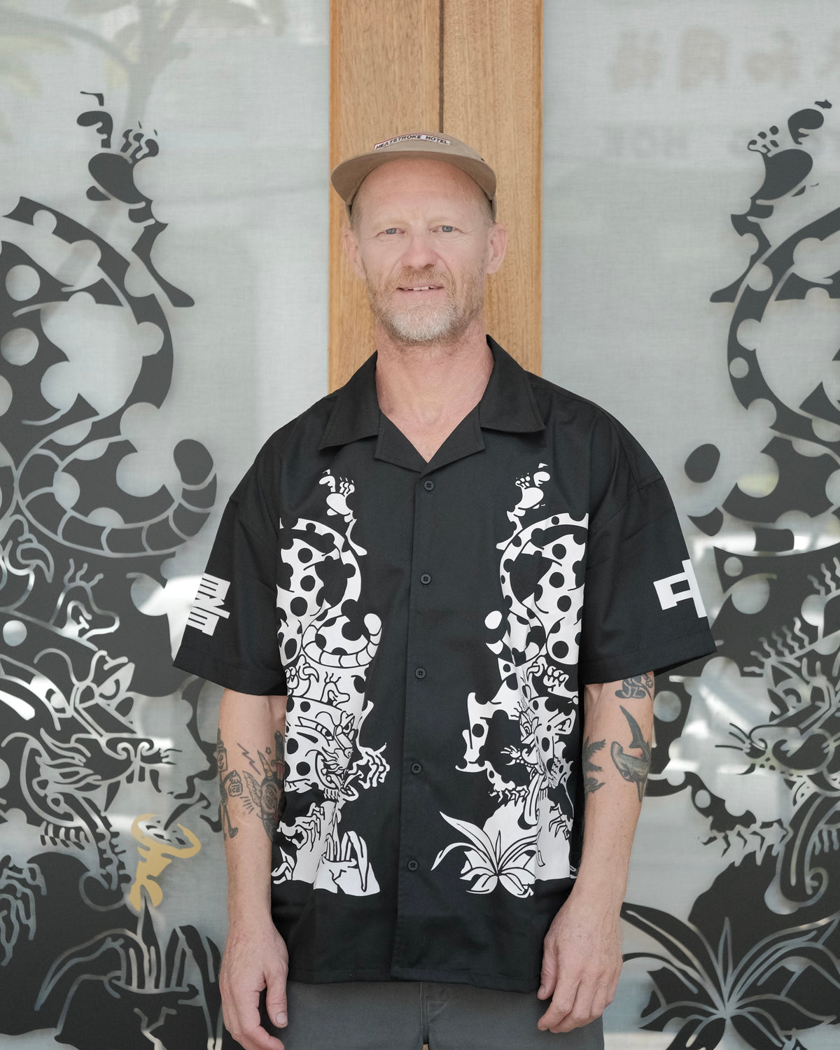 HEATSTROKE HARIMAU LICKERS BUTTON UP SHIRT