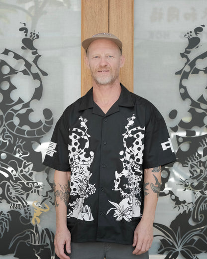 HEATSTROKE HARIMAU LICKERS BUTTON UP SHIRT