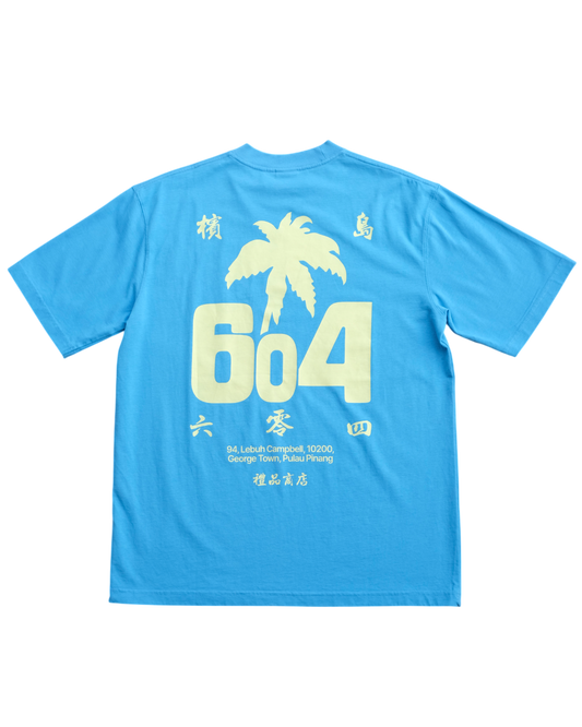 604 OG TEE (AZURE BLUE)