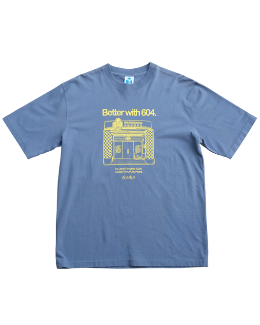 604 STORE FRONT TEE (NAVY)
