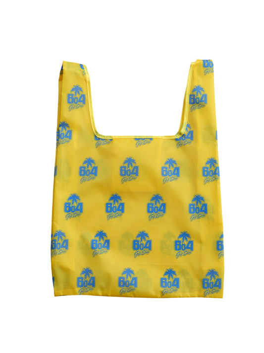 604 PACKABLE TOTE BAG (YELLOW)