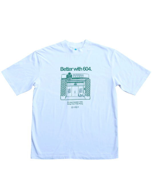 604 STORE FRONT TEE (WHITE)
