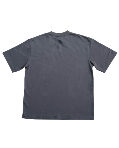 BETTER WITH 604 SCRIPT TEE (GREY)