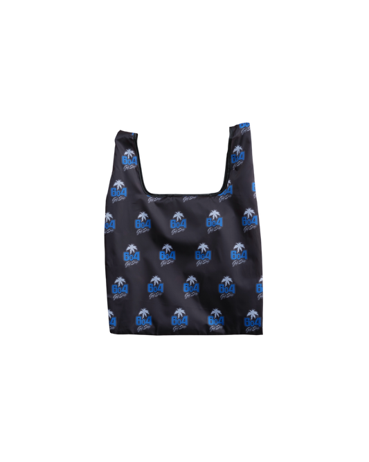 604 PACKABLE TOTE BAG (BLACK)