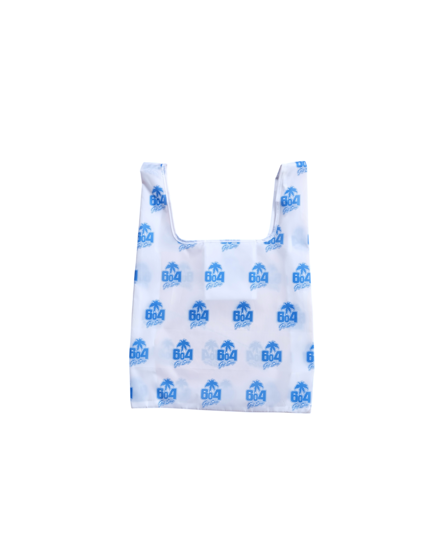 604 PACKABLE TOTE BAG (WHITE)