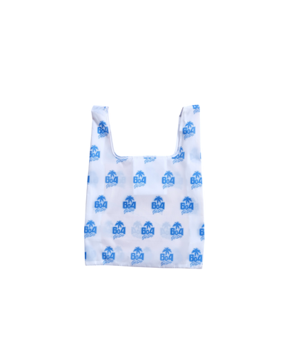 604 PACKABLE TOTE BAG (WHITE)
