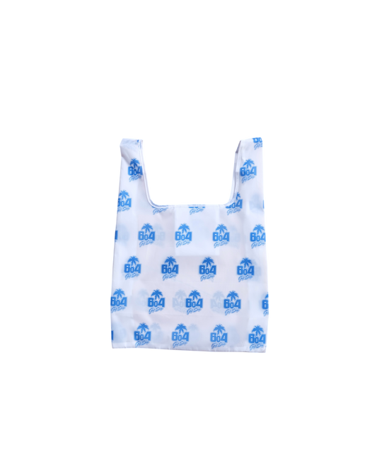 604 PACKABLE TOTE BAG (WHITE)