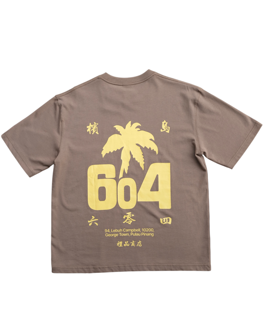 604 OG TEE (LIGHT BROWN)