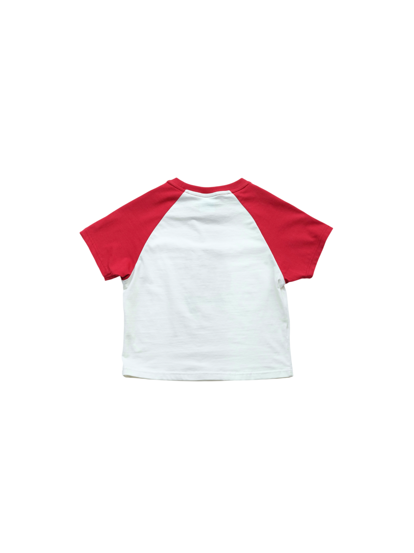 604 BABY RAGLAN TEE (RED)