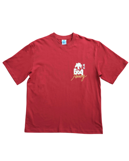 604 SOUVENIR TEE (MAROON)